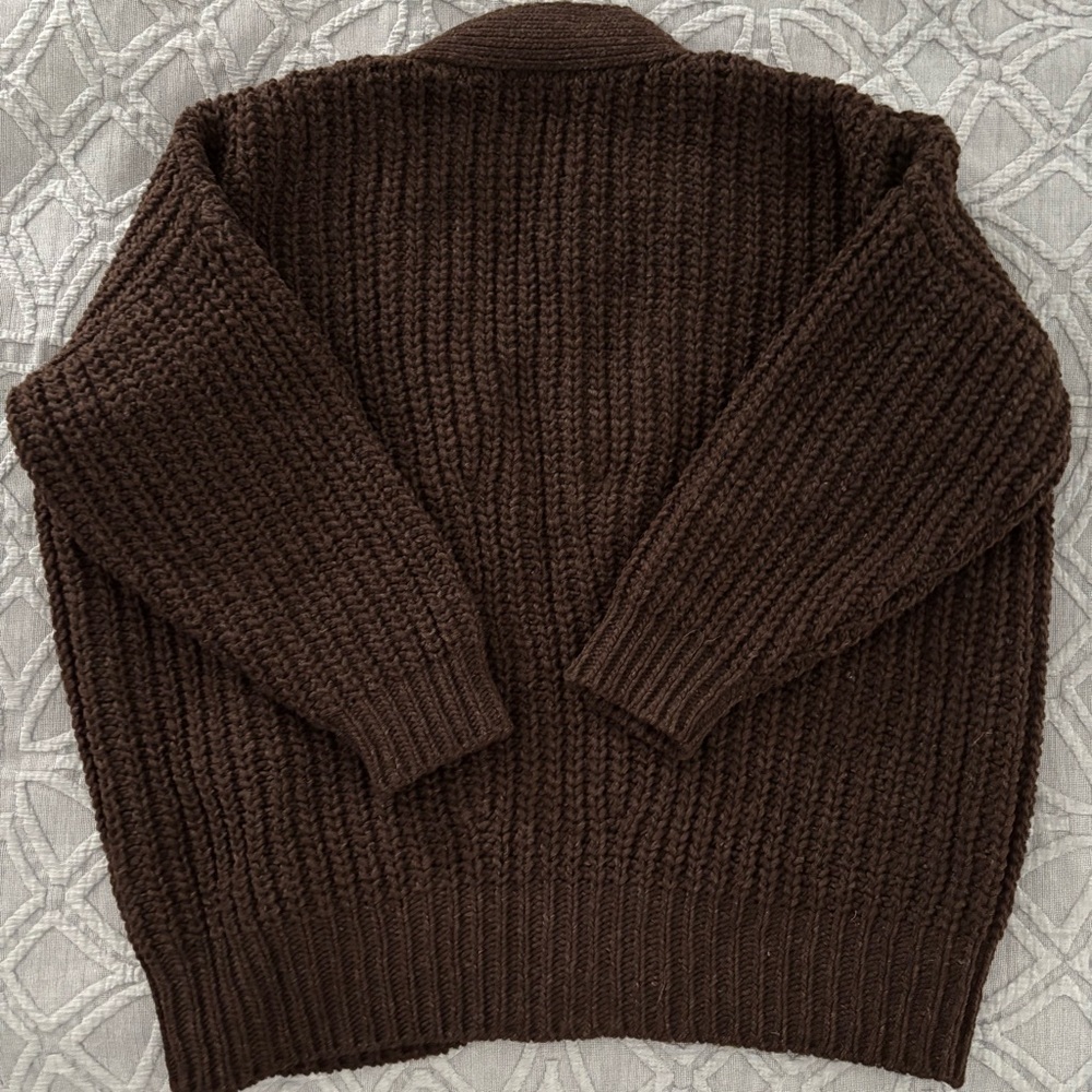 Babaa Cardigan No 19 in Earth - Picture 2 of 6
